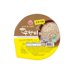 오뚜기 수향미 현미 즉석밥, 12개, 210g