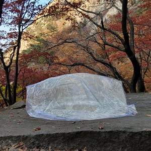 등산용 바람막이 초경량 사각 비닐쉘터 1-6인, 5-6인용 200 x 200 x 150 (L)