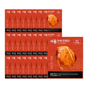 서동 맛에 반했닭 닭가슴살 마라도리탕맛 12+12+1 (총 25팩), 25개, 100g