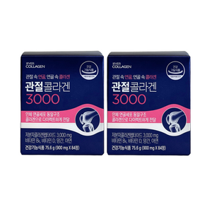 관절 콜라겐 3000 84정 연골 저분자콜라겐펩타이드, 2개