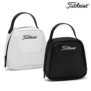 타이틀리스트 정품 라지 볼 파우치 케이스 TA23LBPK, 1 화이트, 화이트-1, 1개