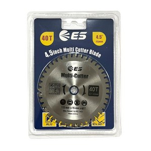 ES산업 S745용 멀티톱날 (115mm x 40T 15mm) 4.5인치 톱날 원형톱날, 1개