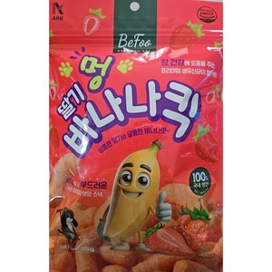 베푸 멍 딸기 바나나킥 강아지간식, 6개, 35g, 딸기&바나나맛