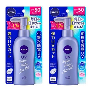 니베아 UV 슈퍼 워터젤 SPF50+++, 140g, 2개