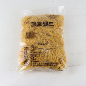 금호밴드 노란 고무줄 500g, 금호 밴드 노란 고무줄 500g, 1개