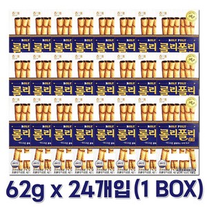 해태제과 롤리폴리 초코, 62g, 24개