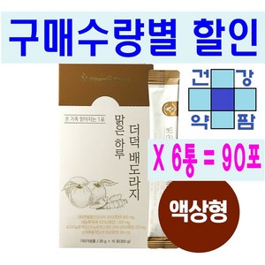 [건강약팜] 더덕 배 도라지 스틱, 6개, 300g