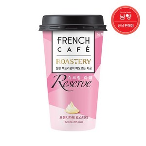 프렌치카페 로스터리 리저브 슈크림 라떼, 320ml, 10개