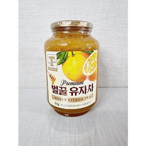 티스탠다드 프리미엄 벌꿀 유자차 2kg 대용량 유자청, 1개, 1개입