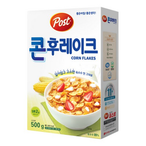 포스트 콘후레이크 시리얼, 500g, 2개