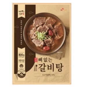 특가세일 행사중!! 강부자 뼈없는 갈비탕7팩+1팩 (총8팩) 무료배송!!, 800g, 8개