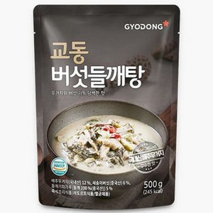 교동 버섯들깨탕, 500g, 3개