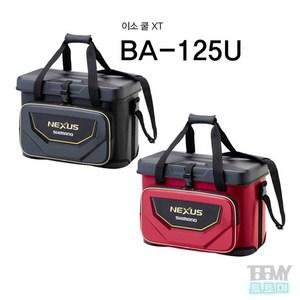 시마노 BA-125U 이소 쿨XT 낚시보조가방, 레드 36L, 1개