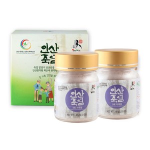 인산 죽염 최은아박사 자죽염 분말 60gX2 선물세트, 60g, 2개