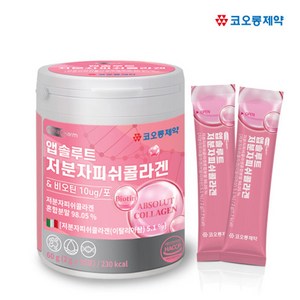 새콤달콤 포도맛 앱솔루트 저분자피쉬콜라겐 30포 비오틴 비타민 미네랄 히알루론산 함유 이너뷰티, 60g, 3개