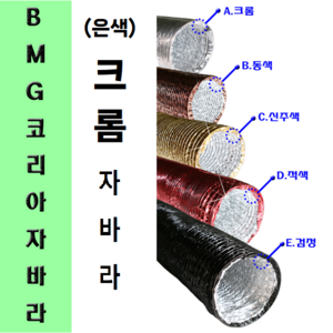 비엠지코리아 상부링 다이캐스팅 자바라 낙하방지필터 기름받이, BMG-전용 자바라 크롬(은색) 103mm