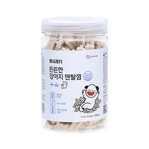 뽀시래기 든든한 강아지 덴탈껌, 우유, 300g, 4개