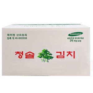 청솔식품 국산 포기김치 10kg, 1개