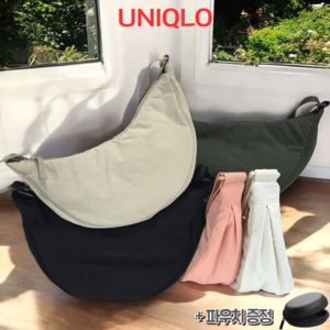 [유니클로 국내 매장 정품] UNIQLO 데일리백 미니백 크로스백+RRY파우치