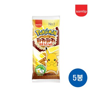 삼립 포켓몬빵 피카피카 촉촉 치즈케익, 80g, 5개