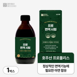 장인정신 에브리데이 아연&프로폴리스 프로면역시럽, 1개, 280g