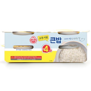 맛있는 오뚜기밥 큰밥, 300g, 4개