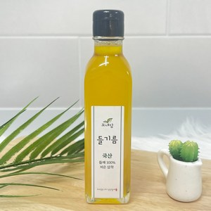 꼬내담농부 생들기름 국산 들기름 180ml, 국산 수분만 말린 들기름, 1개