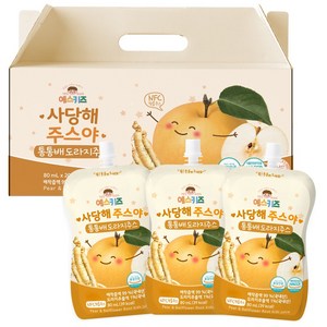 [입점특가] 예스키즈 사당해주스야 통통배도라지주스, 20개, 80ml