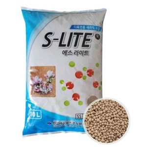 [우야플랜트샵] 에스라이트 다육전용 세라믹 소일 10L, L(3.5-5mm), 1개