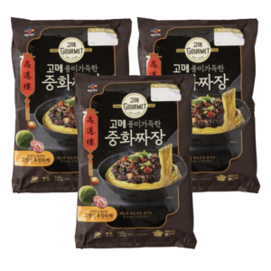 CJ 고메 중화짜장 760g, 3개