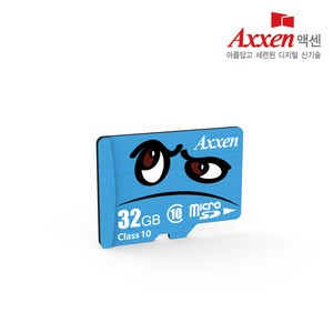 액센 프리미엄 Class10 UHS-1 캐릭터 mico SD 카드, 32GB, 1개