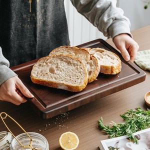 FASEN 고급 엔드그레인 호두나무 원목도마 플레이팅 나무도마, 1개, M001
