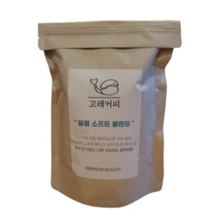 고래커피 달콤소프트 블렌딩 원두커피, 500g, 홀빈(분쇄안함), 1개