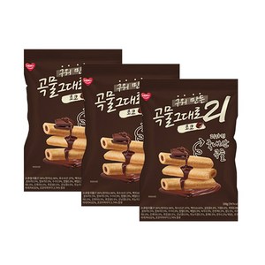 구워만든 곡물그대로 크리스피롤 초코맛, 3개, 150g