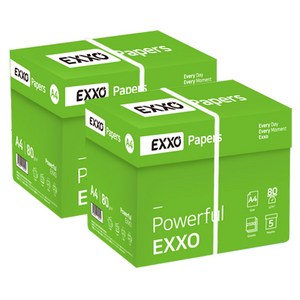 엑소 복사용지 80g, 5000개, A4