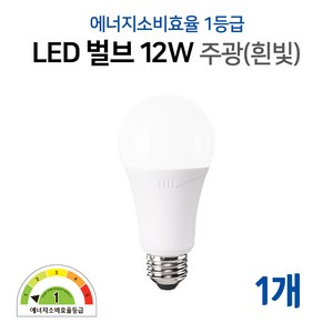 라인라이팅 에코 LED 벌브 12W 에너지소비효율 1등급제품 (주광/전구/주백), 1개, 주광색