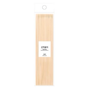 대나무 산적꽂이 18cm, 1개, 30개입