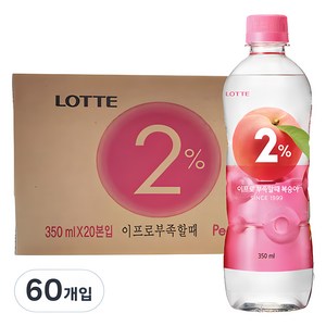 이프로 부족할때 복숭아, 350ml, 60개