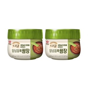 CJ 다담 양념듬뿍쌈장 570g, 2개