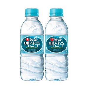 백두산 백산수 330ml x 20개(유/무라벨 랜덤발송), 20개