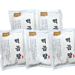 한우 백곰탕 사골 곰국, 5개, 400g