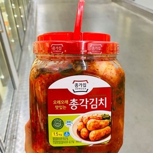 통 종가집 오래오래 맛있는 총각김치 1.5kg 일반포장 동절기만, 1개