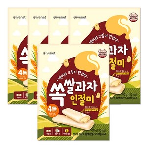 아이배냇 쏙 쌀과자 인절미 40g, 5개