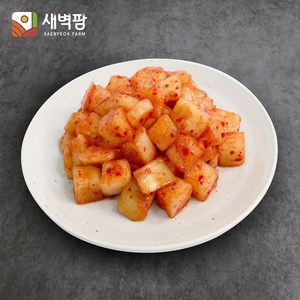 새벽팜 김치 수입 깍두기 10Kg 중국산김치 대용량 도매 업소용, 수입 깍두기 10kg(종이박스), 1개