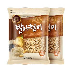 현대농산 국산 발아현미 1.4kg (700gx2봉), 2개