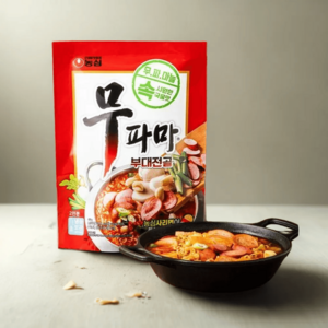 농심 무파마 부대전골 밀키트 2인분 (냉동) 480g 2개 one option