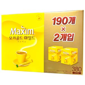 맥심 모카골드 마일드 커피 믹스, 12g, 380개입, 1개