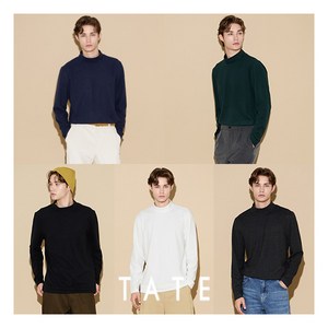 [테이트] ○TATE 24FW 남성 양면 기모 티셔츠 5종