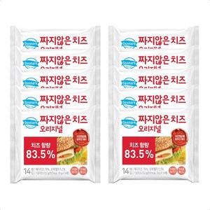 동원 덴마크 짜지않은치즈 오리지널 252g (14매입 ), 10개