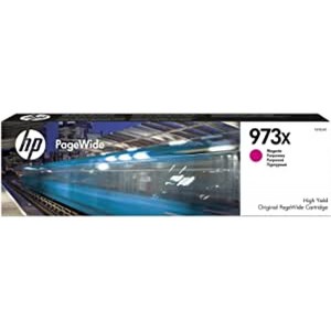 HP 973X 마젠타 PageWide 잉크 카트리지 F6T82AE, 1개, 단일옵션